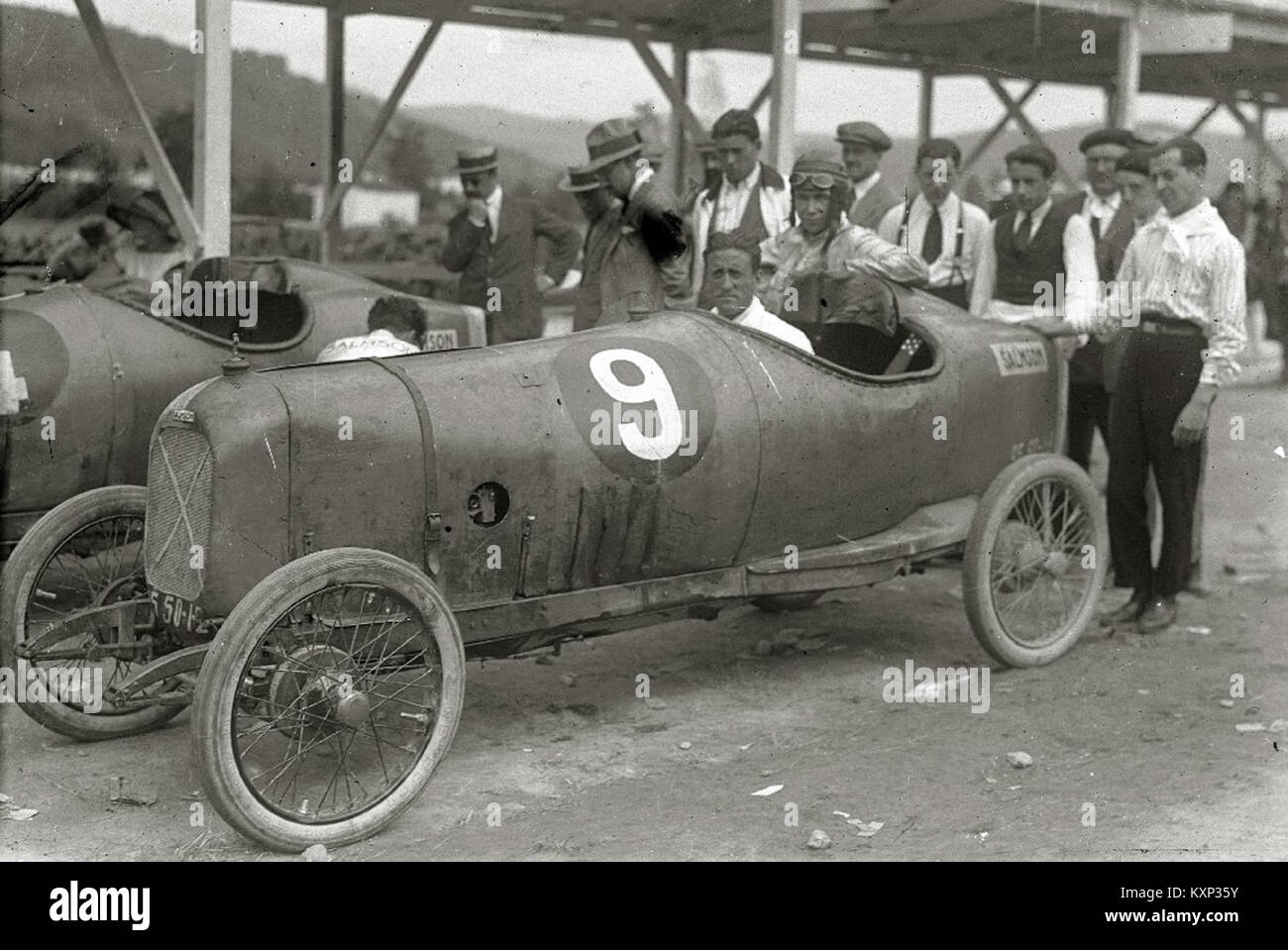 Carrera automóvilistica en el circuito de Lasarte (54 de 493) - Fondo Car-Kutxa Fototeka Stockfoto