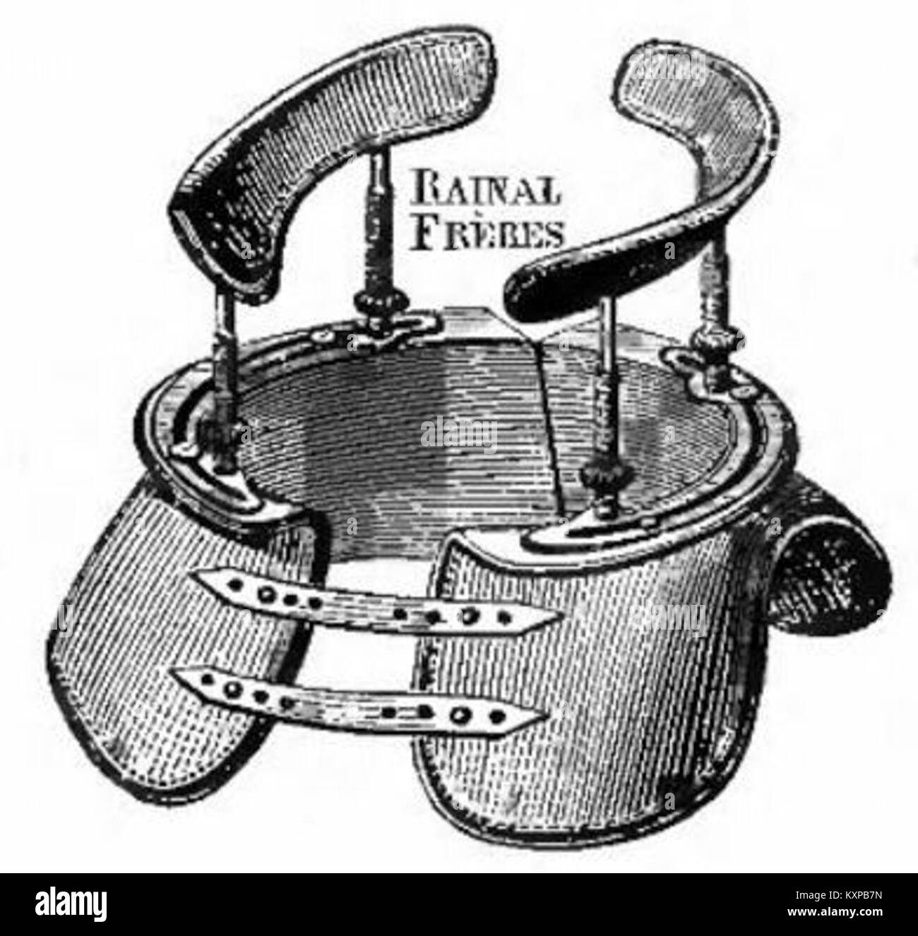Dieser Rainal Frères-Katalog aus dem 19. Jahrhundert veranschaulicht Korsettendesigns und bietet einen Einblick in die europäischen Modetrends und die Bekleidungskonstruktion der damaligen Zeit. Stockfoto