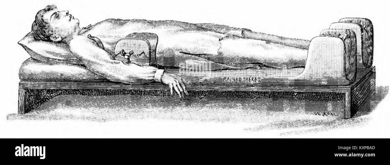 Dieser Katalog von Rainal Frères aus dem Jahr 1846 präsentiert eine detaillierte Auswahl an Korsetts und zeigt Modetrends für Damenbekleidung und -Unterwäsche aus dem 19. Jahrhundert in Frankreich. Stockfoto