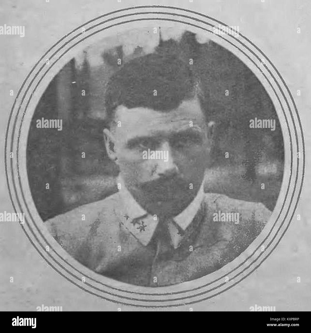 Bolesław Roja war ein polnischer Offizier, der während des Ersten Weltkriegs in der Polnischen Legion diente. Nach der Eid-Krise 1917 trat er wieder in die österreichisch-ungarische Armee ein und kehrte 1918 nach Polen zurück. Stockfoto