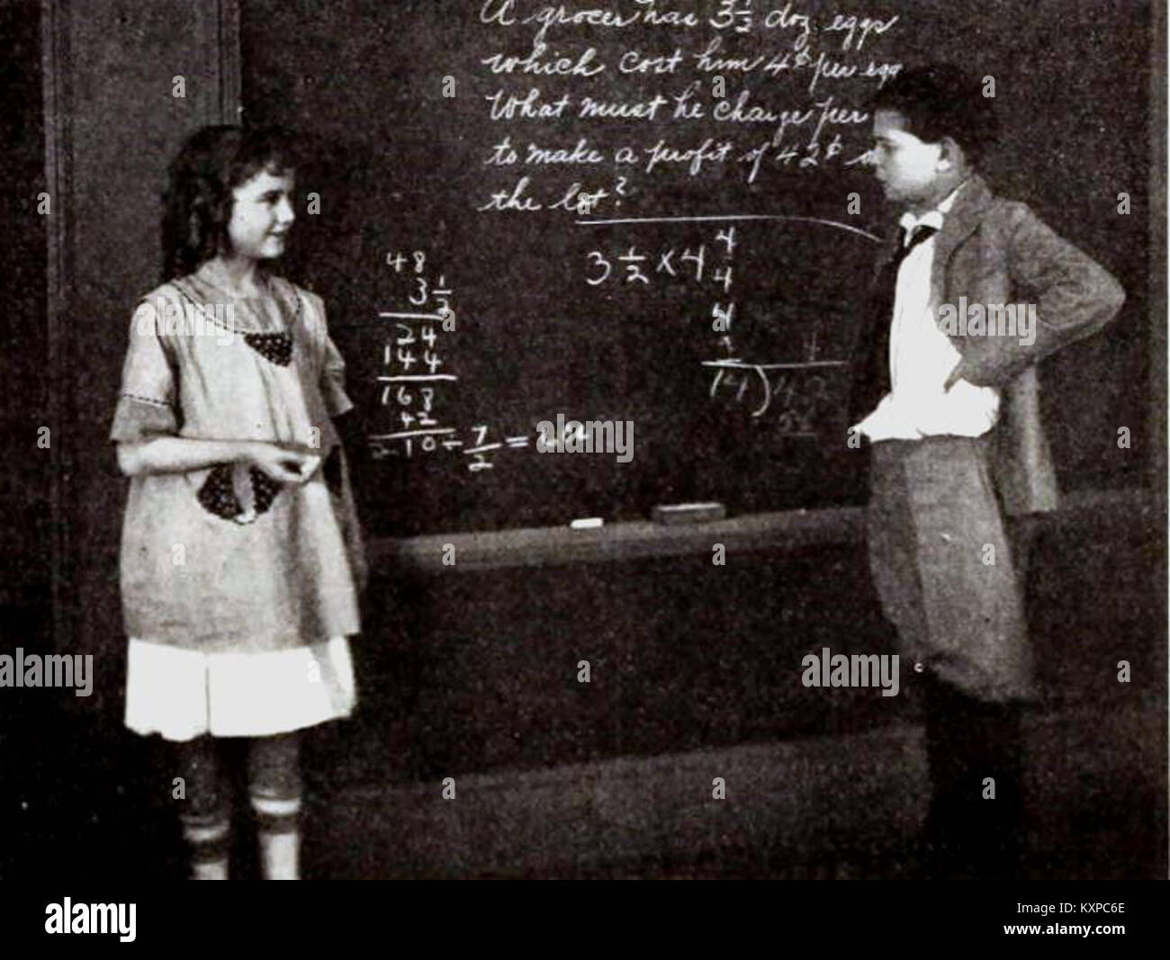 Stummkomödie „Edgar Takes the Cake“ (1920), ein Teil der frühen amerikanischen Filmgeschichte. Stockfoto