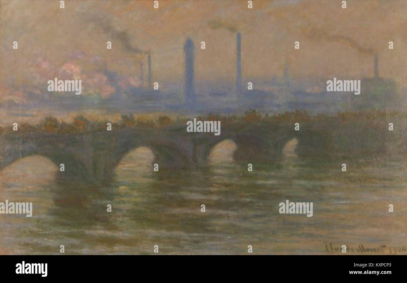 Claude Monet - Waterloo Bridge, London Stockfoto