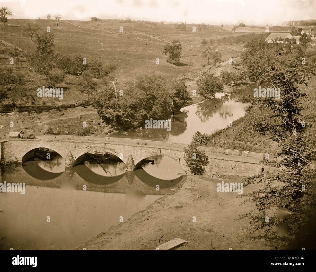 Antietam Brücke Stockfoto