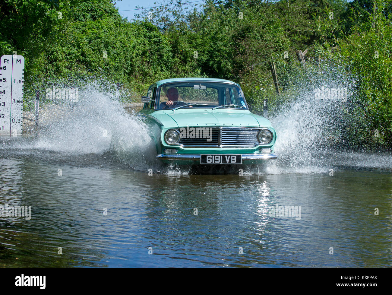 1963 Vauxhall Victor klassische britische Familie Auto Stockfoto