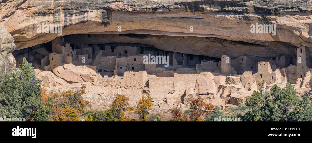 Mesa Verde Wohnungen in Colorado, USA Stockfoto