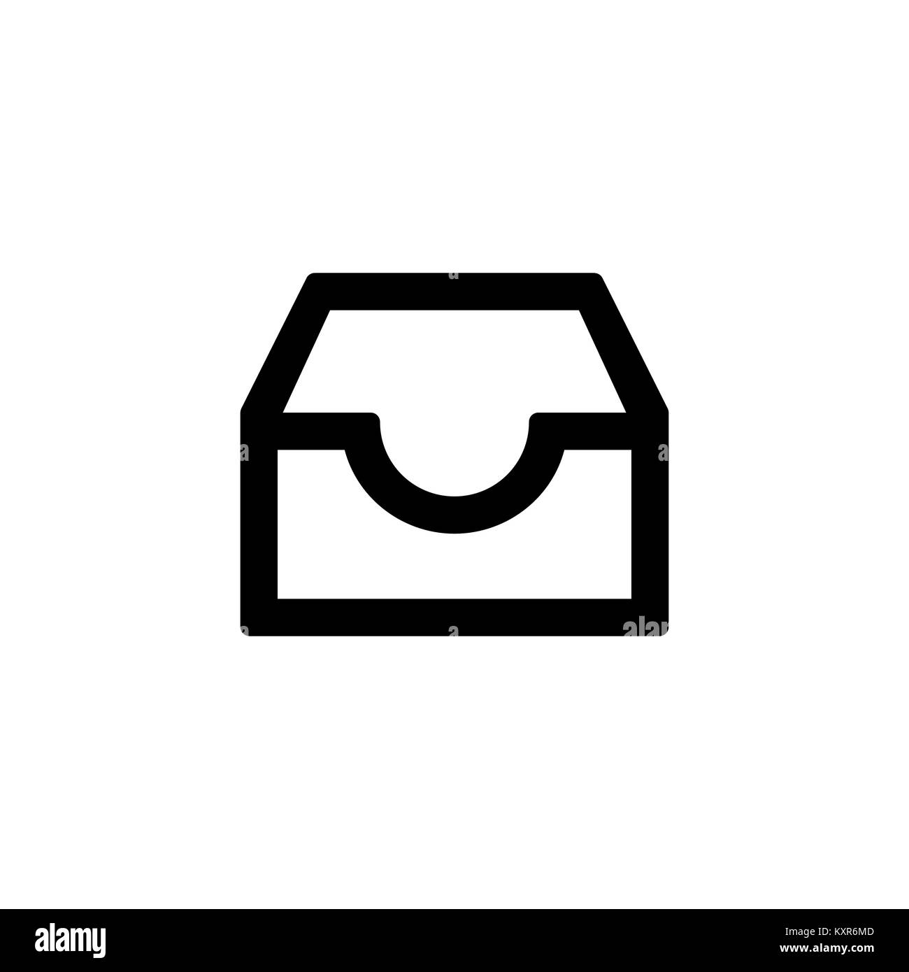 Symbol "für einfache Flat Style ui Design. Stock Vektor