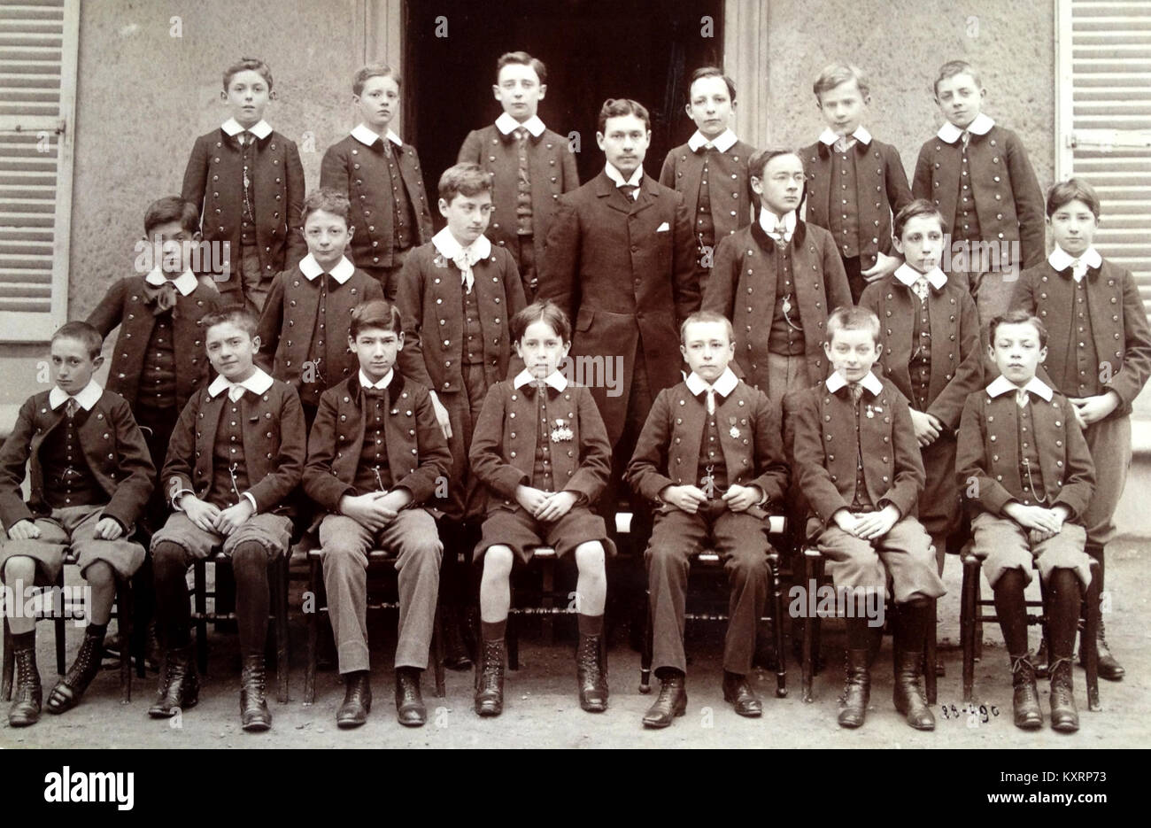 Collège Saint-Louis-de-Gonzague Vers 1900 Stockfoto