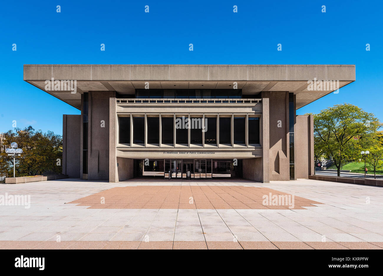 S. I. Newhouse Schule der öffentlichen Kommunikation, Syracuse University, New York, USA. Stockfoto