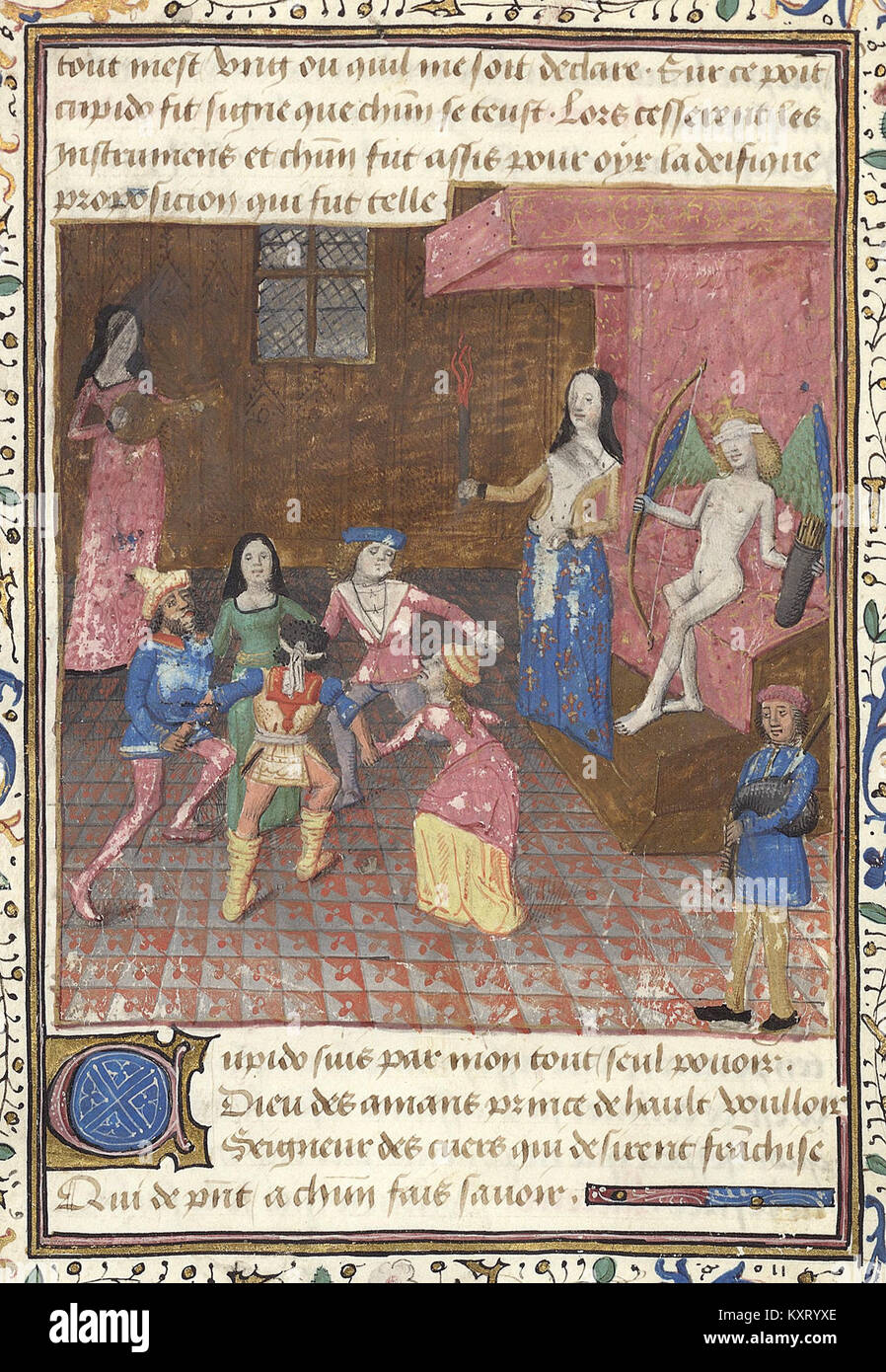 Danse - AVEUGLES - Liebe - Arsenal - réserve-MS-5113-f 4v-1486 Stockfoto