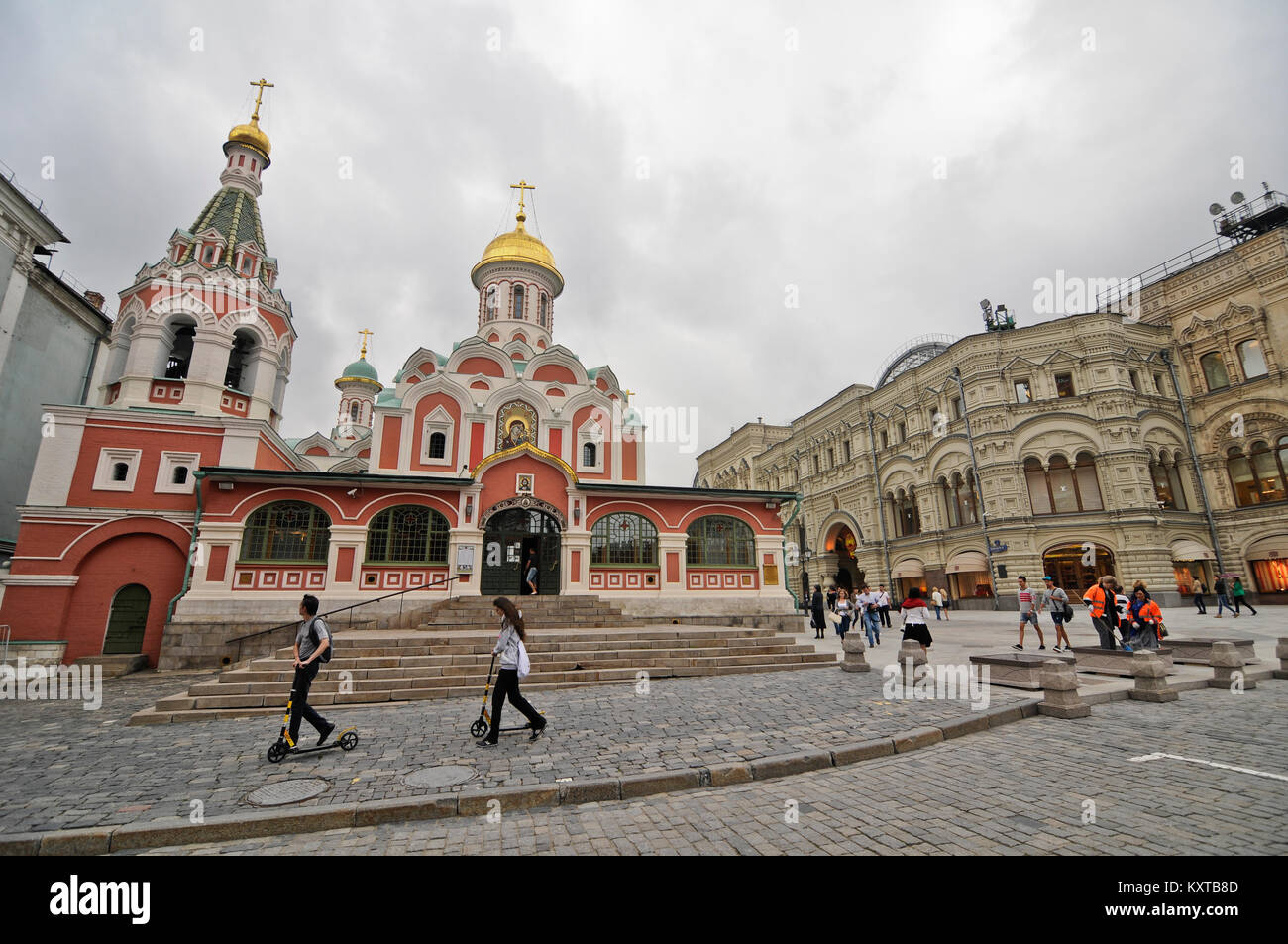 Kazan Kathedrale, Roter Platz, Moskau Stockfoto