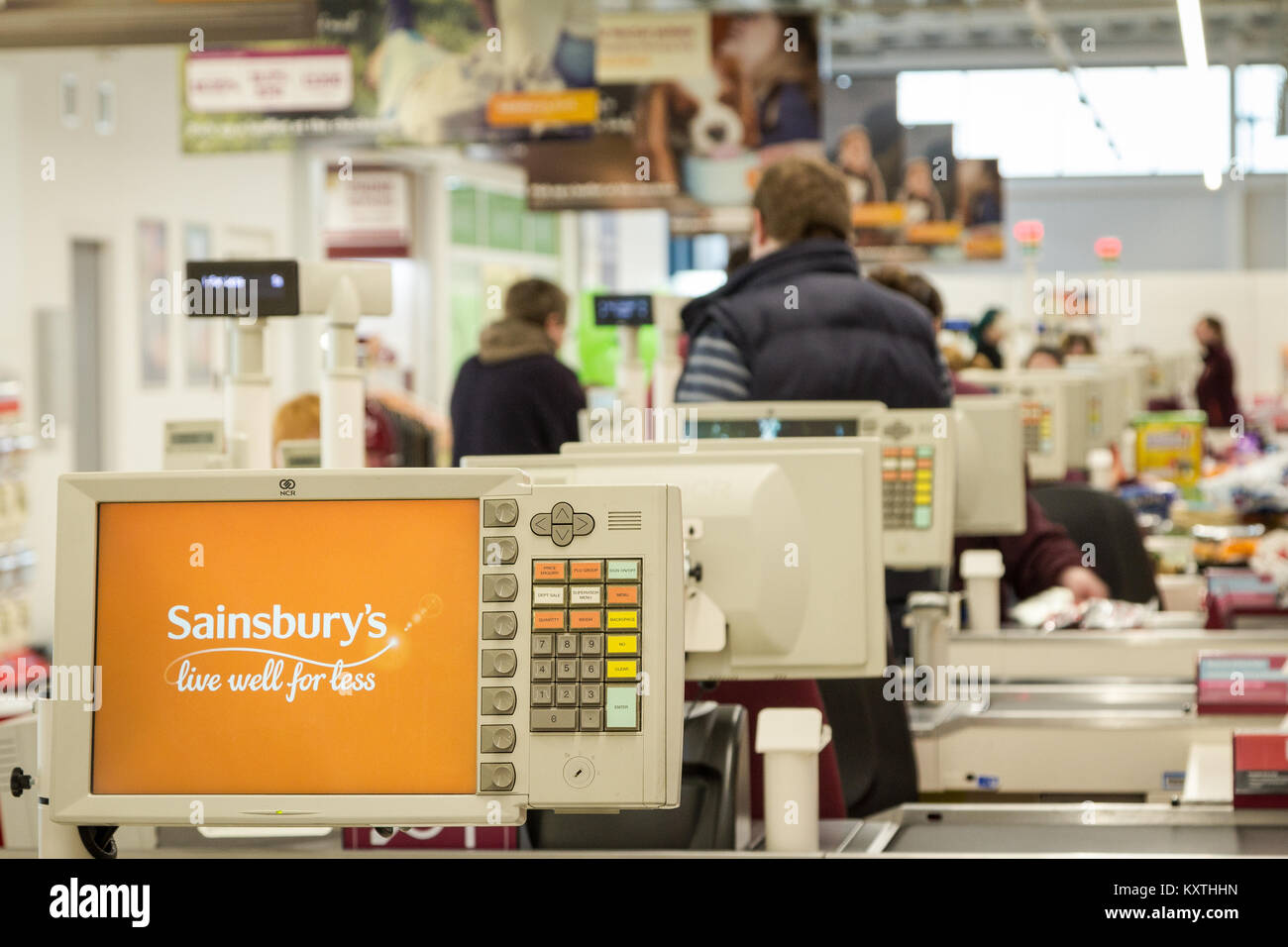 Neue Sainsbury's Superstore, Thanet, Kent GROSSBRITANNIEN Stockfoto