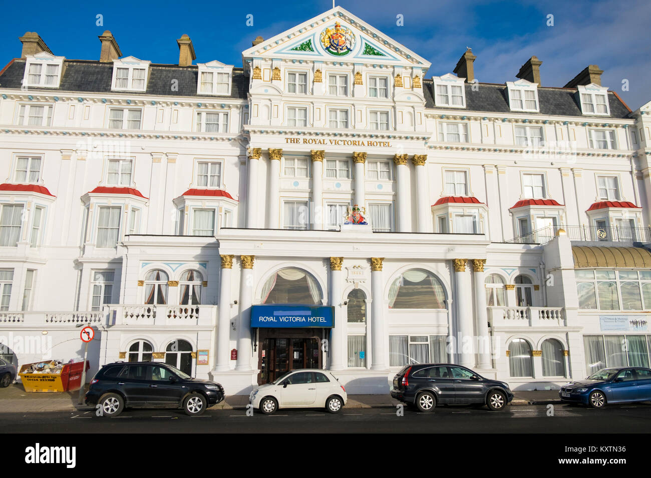 Das Royal Victoria Hotel, Hastings, East Sussex, Großbritannien Stockfoto