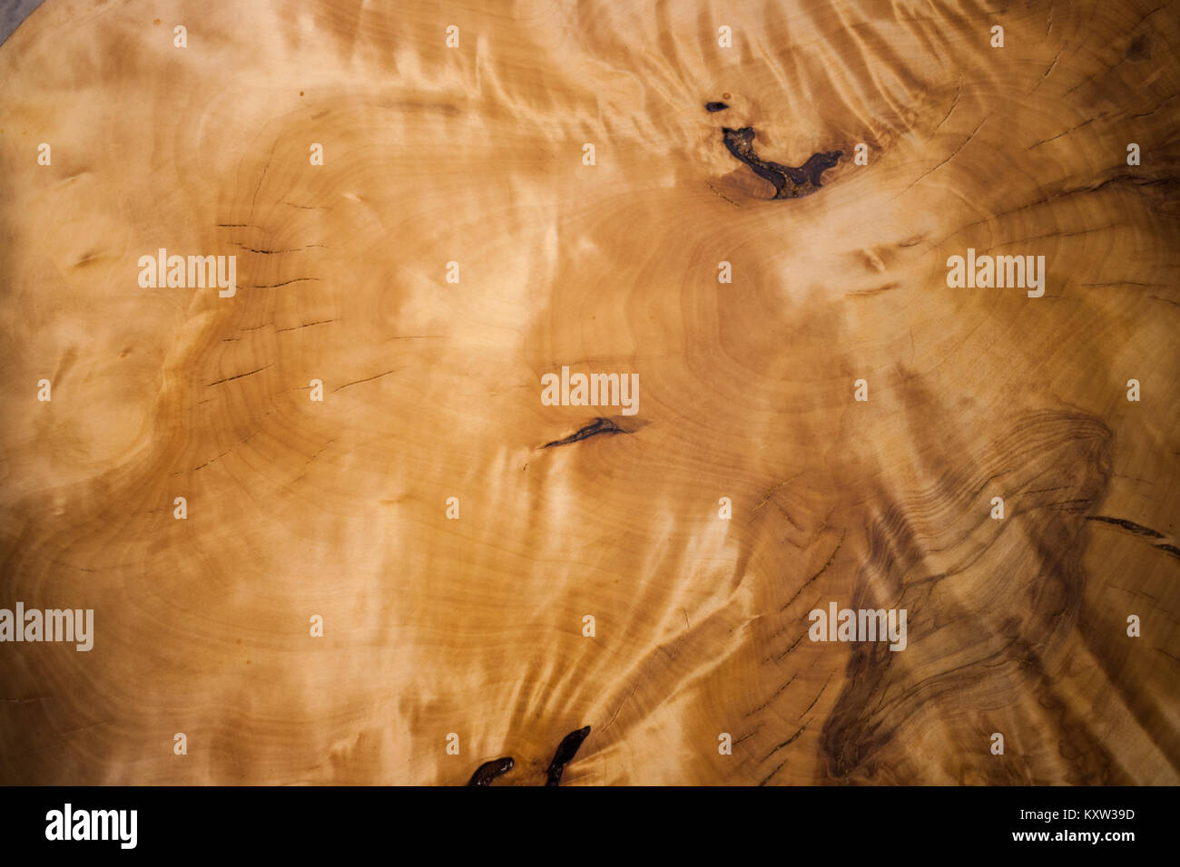 Close-up Oberfläche von Holz- Suvel mit schönen irisierenden natürlichen Muster. Stockfoto