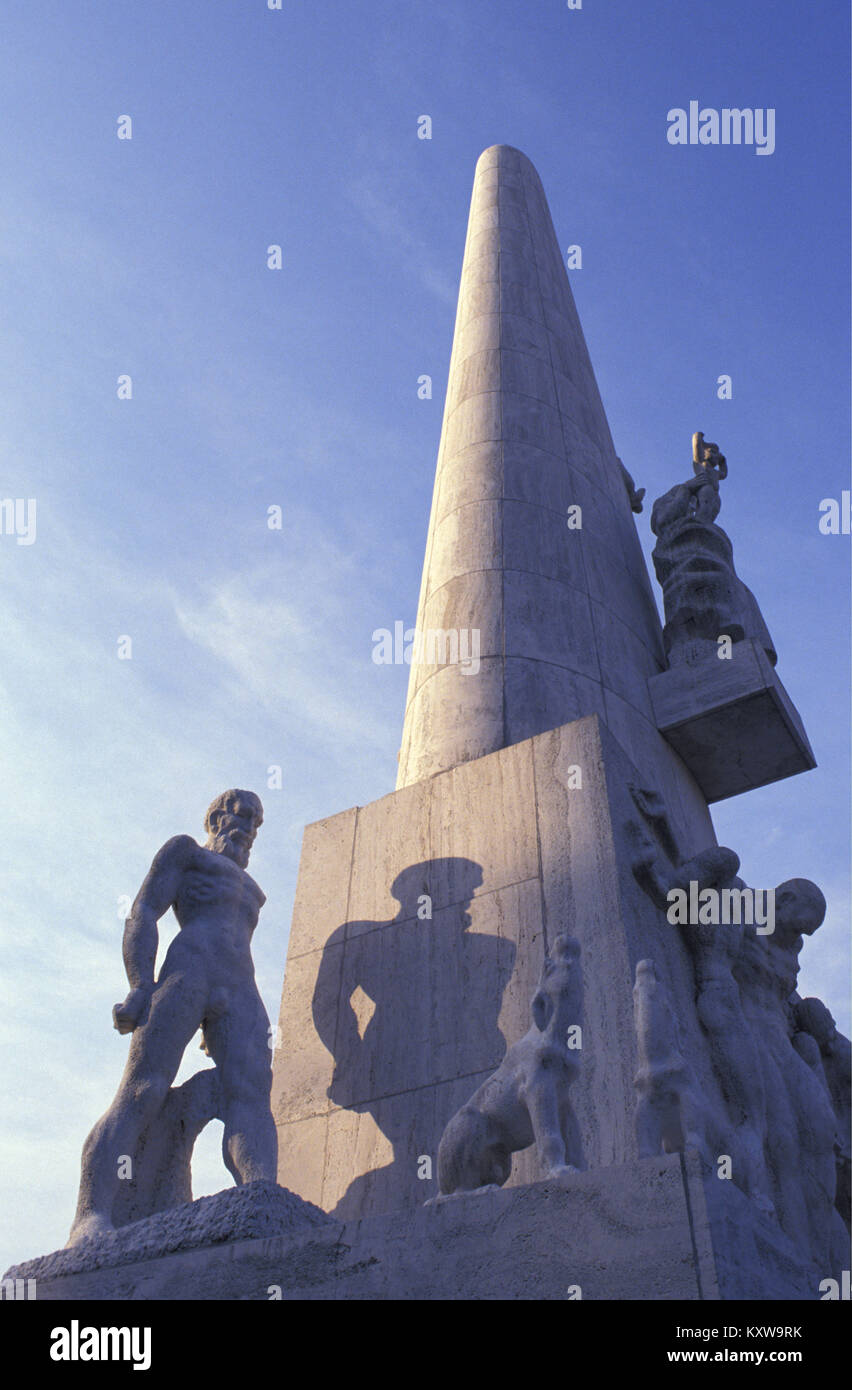 Die Niederlande, Amsterdam, Dam Platz. Weltkrieg zwei Denkmal. Stockfoto