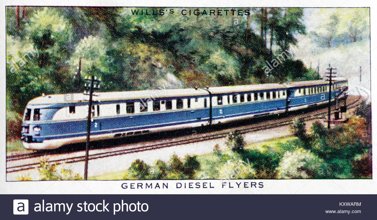 Deutsche Diesel Flyer Stockfoto