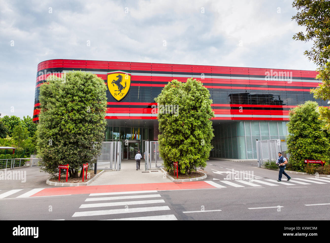 Der Ferrari F1 Factory, Maranello, Italien Stockfoto