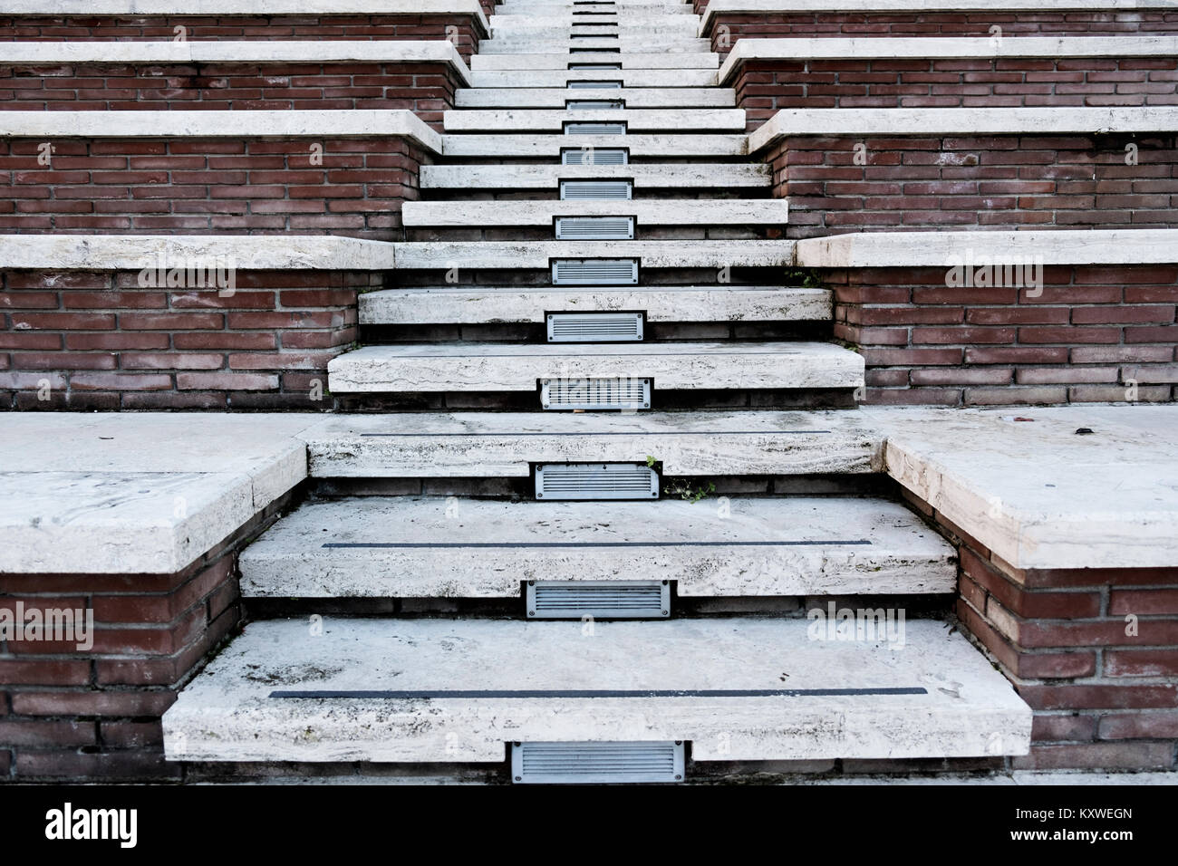 Marmor Treppe Aussicht Stockfoto