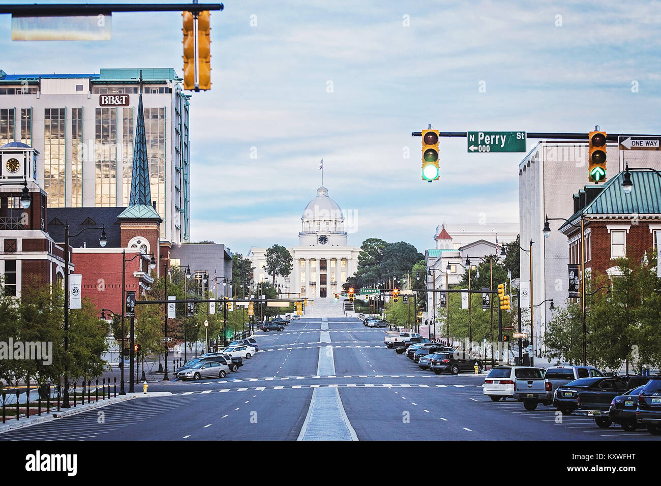 Dexter Avenue Montgomery, Alabama Stockfoto