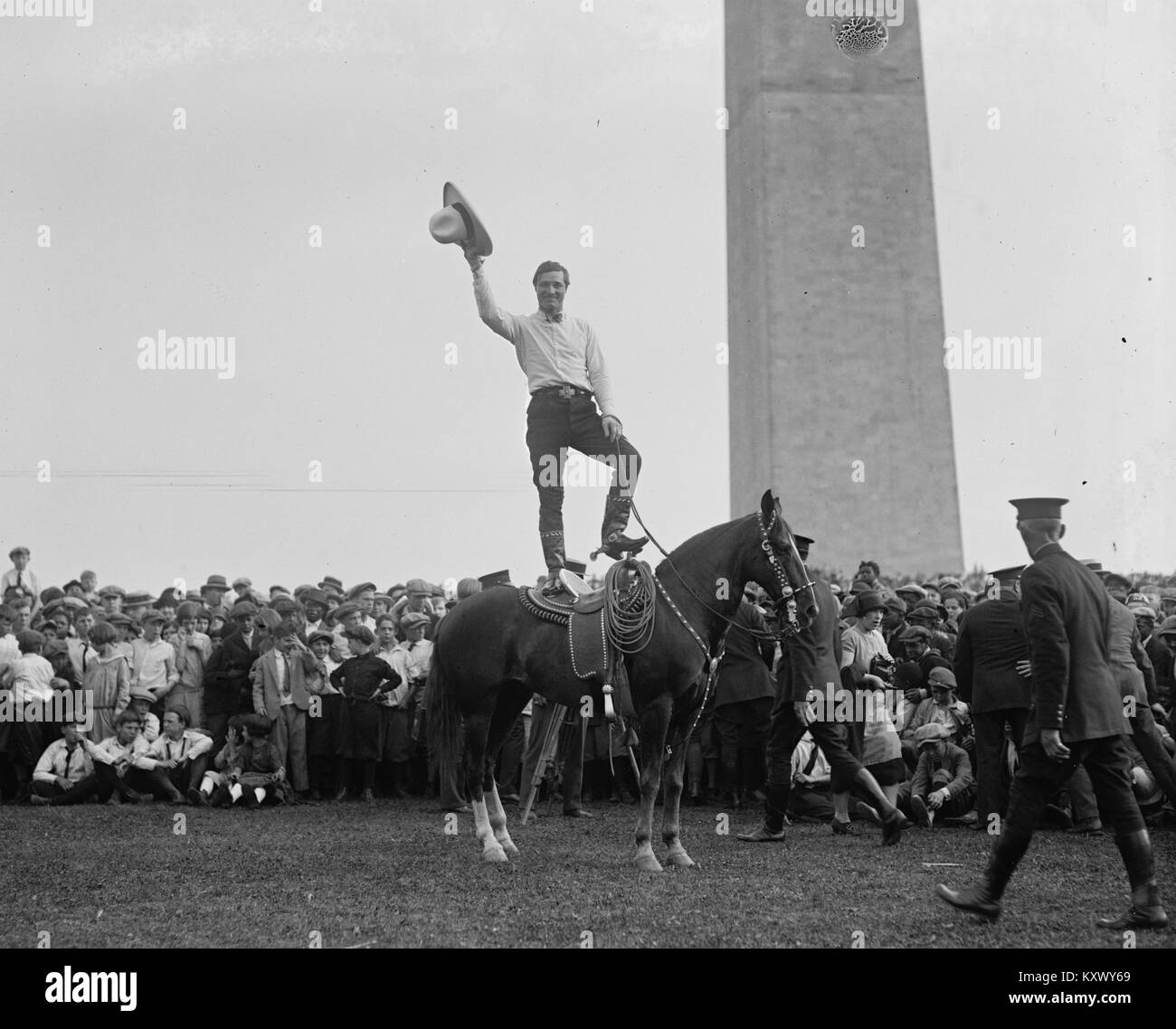 Cowboys mischt die Eclipse Stockfoto