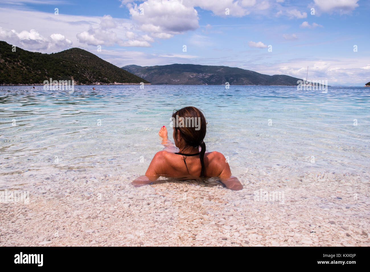 Kefalonia Urlaub Stockfoto