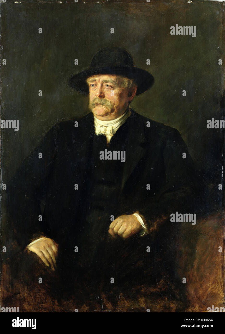 Franz von Lenbach - Fürst Otto von Bismarck (1879) Stockfoto