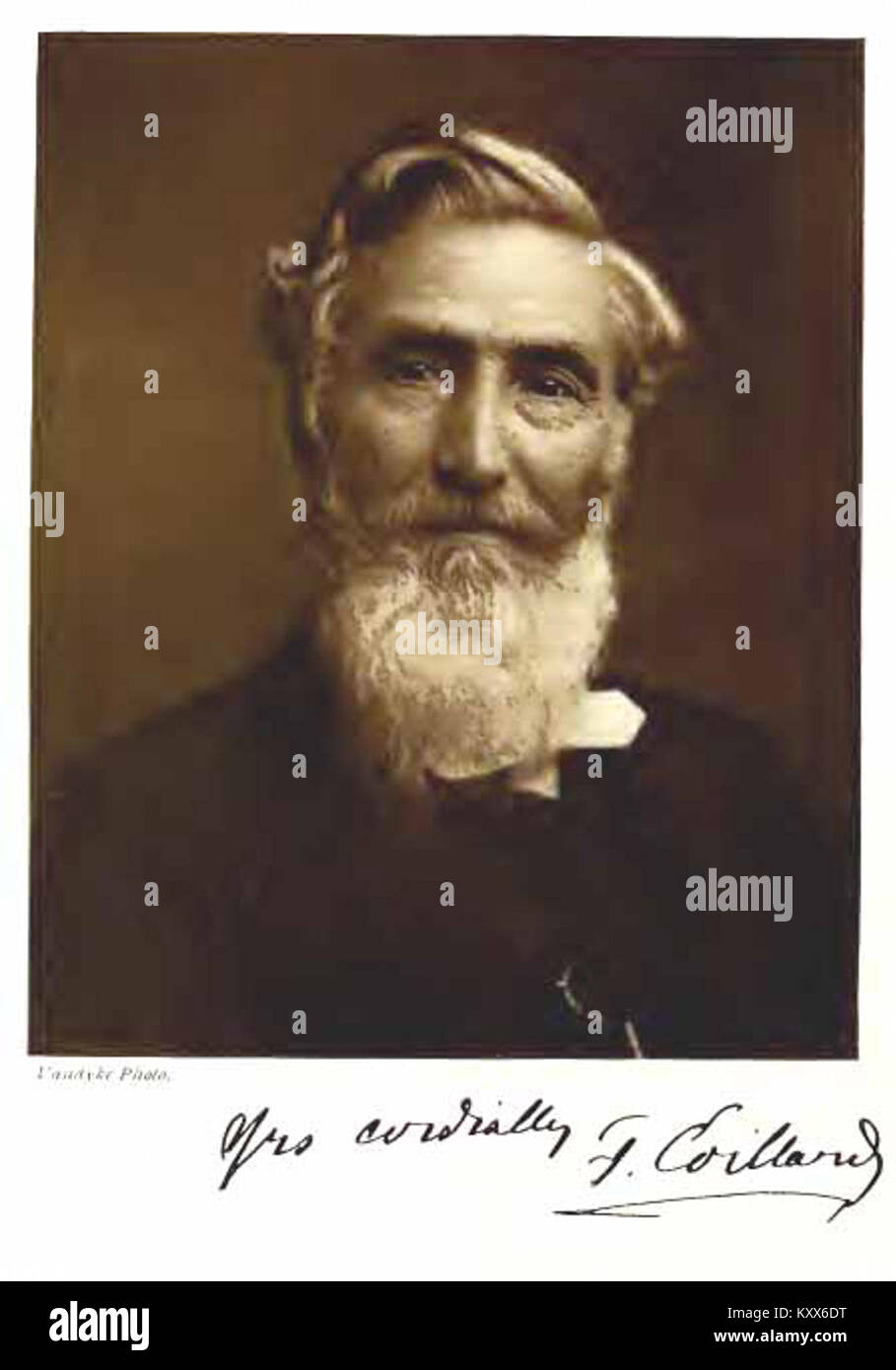 Francois Coillard, ein französischer Missionar und Entdecker des 19. Jahrhunderts, arbeitete im südlichen Afrika und trug zu missionarischen Bemühungen und kulturübergreifenden Engagements bei. Stockfoto