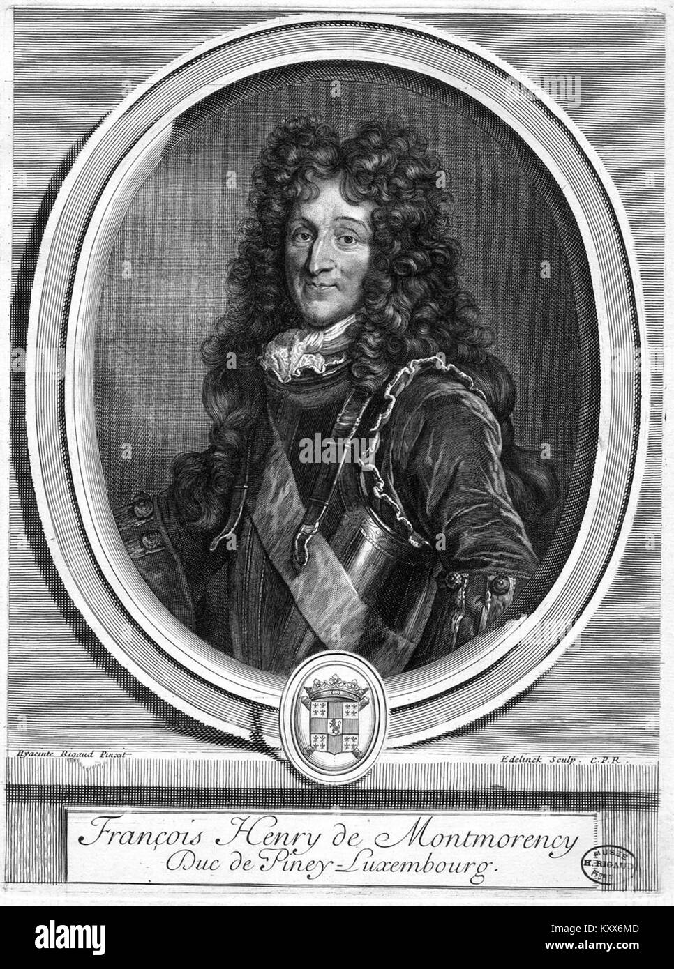 François-Henri de Montmorency-Bouteville Stockfoto