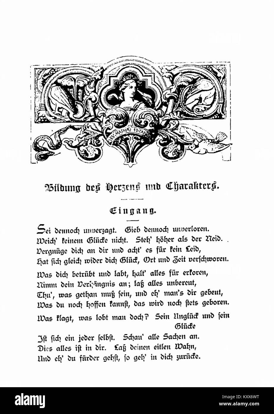 Die 1905 Band Nr. 53 des „Frauen-Brevier für Haus und Welt“ gibt Aufsätze und Ratschläge zu Hausarbeit, Familie und gesellschaftlicher Etikette und reflektiert Perspektiven des frühen 20. Jahrhunderts auf die Rolle der Frau im häuslichen und öffentlichen Leben. Stockfoto