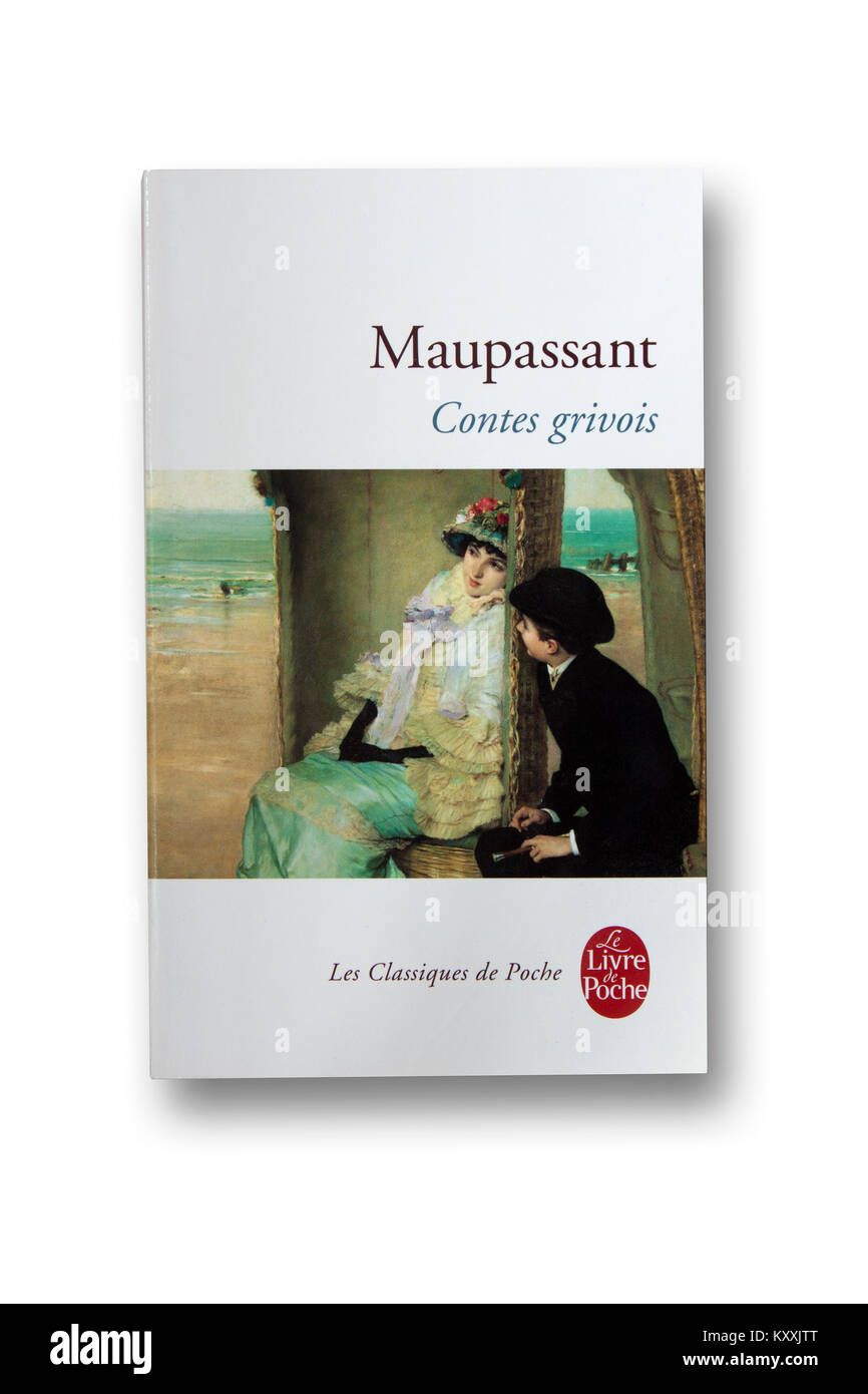 Contes Grivois broschiert - Buch von des aucy 'Geschichten vom französischen Schriftsteller Guy de Maupassant Stockfoto