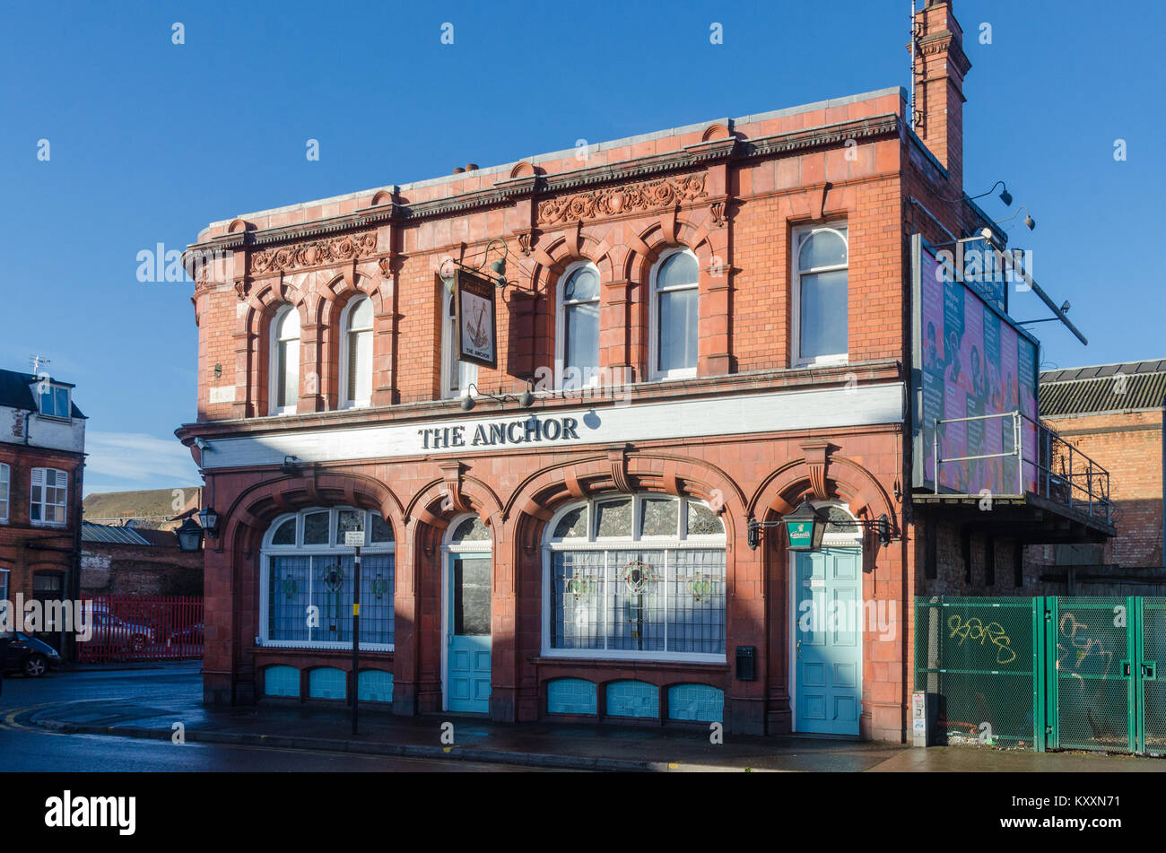 Der Anker Real Ale Pub in Bradford, digbeth Street, Birmingham Stockfoto