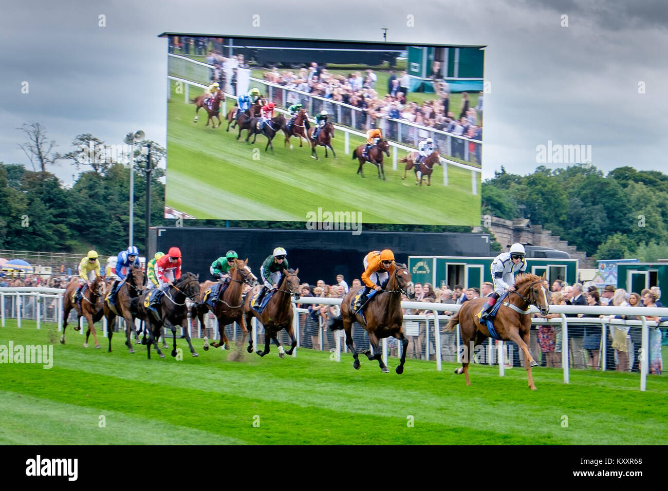 Chester Rennen Stockfoto