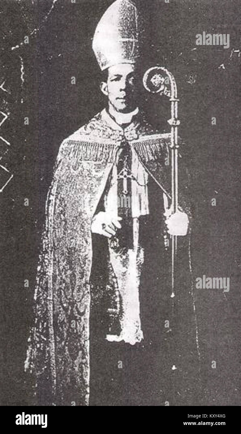 George Alexander McGuire (1866–1934) war Bischof und Gründer der African Orthodox Church. Stockfoto