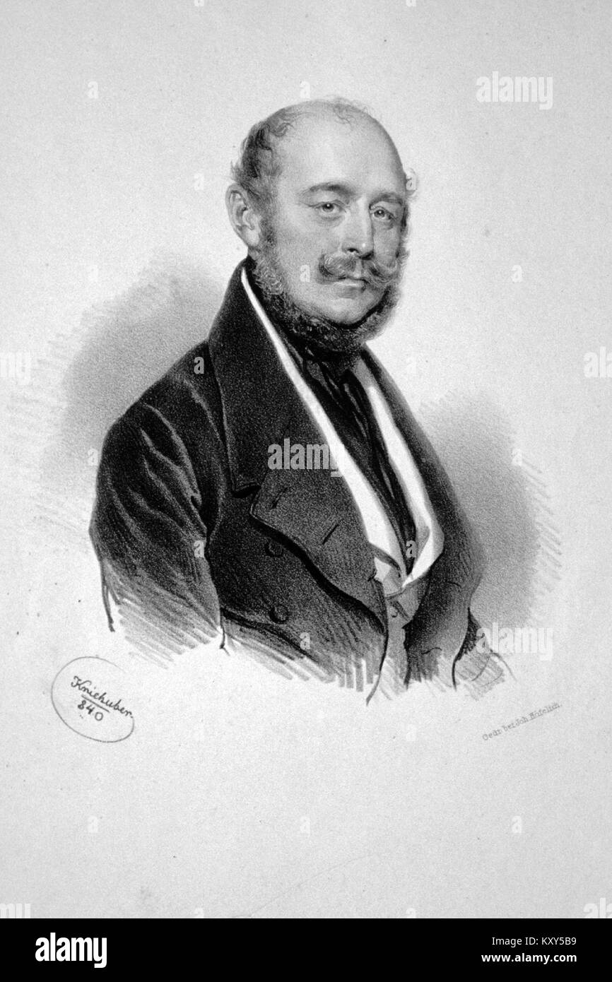 Lithografie von Erwin Damian Hugo Schömborn-Buchheim, die den europäischen Druckstil des späten 19. Jahrhunderts repräsentiert und sich durch feine Linien und Ästhetik der Epoche auszeichnet. Stockfoto