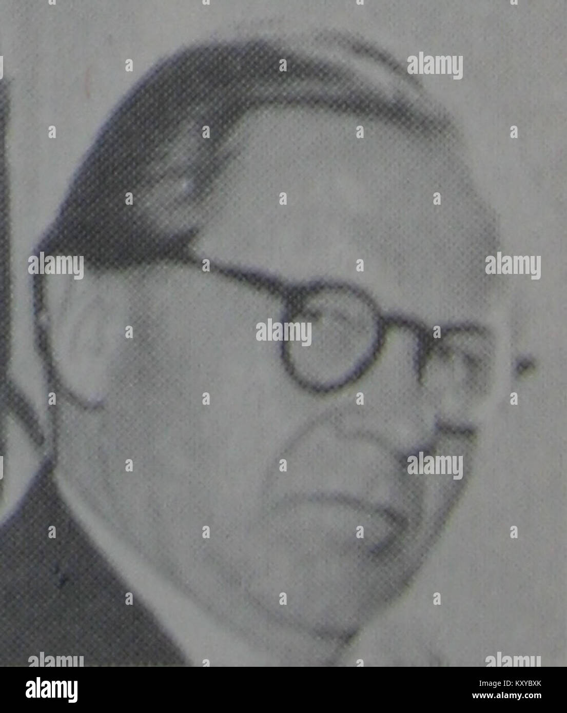 Gunnar Sträng (1906–1992) war ein schwedischer sozialdemokratischer Politiker und gewerkschaftsführer, der von 1955 bis 1976 Finanzminister war und weitere Kabinettsämter innehatte. Wikipedia+1 Stockfoto