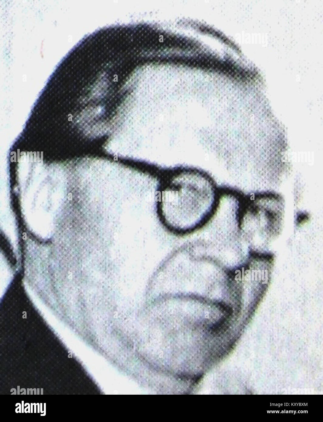 Gunnar Sträng (1906–1992) war ein schwedischer sozialdemokratischer Politiker, der von 1955 bis 1976 Finanzminister war und Schwedens Wirtschaftspolitik und Sozialmodell nach dem Krieg mitgestaltete. Stockfoto