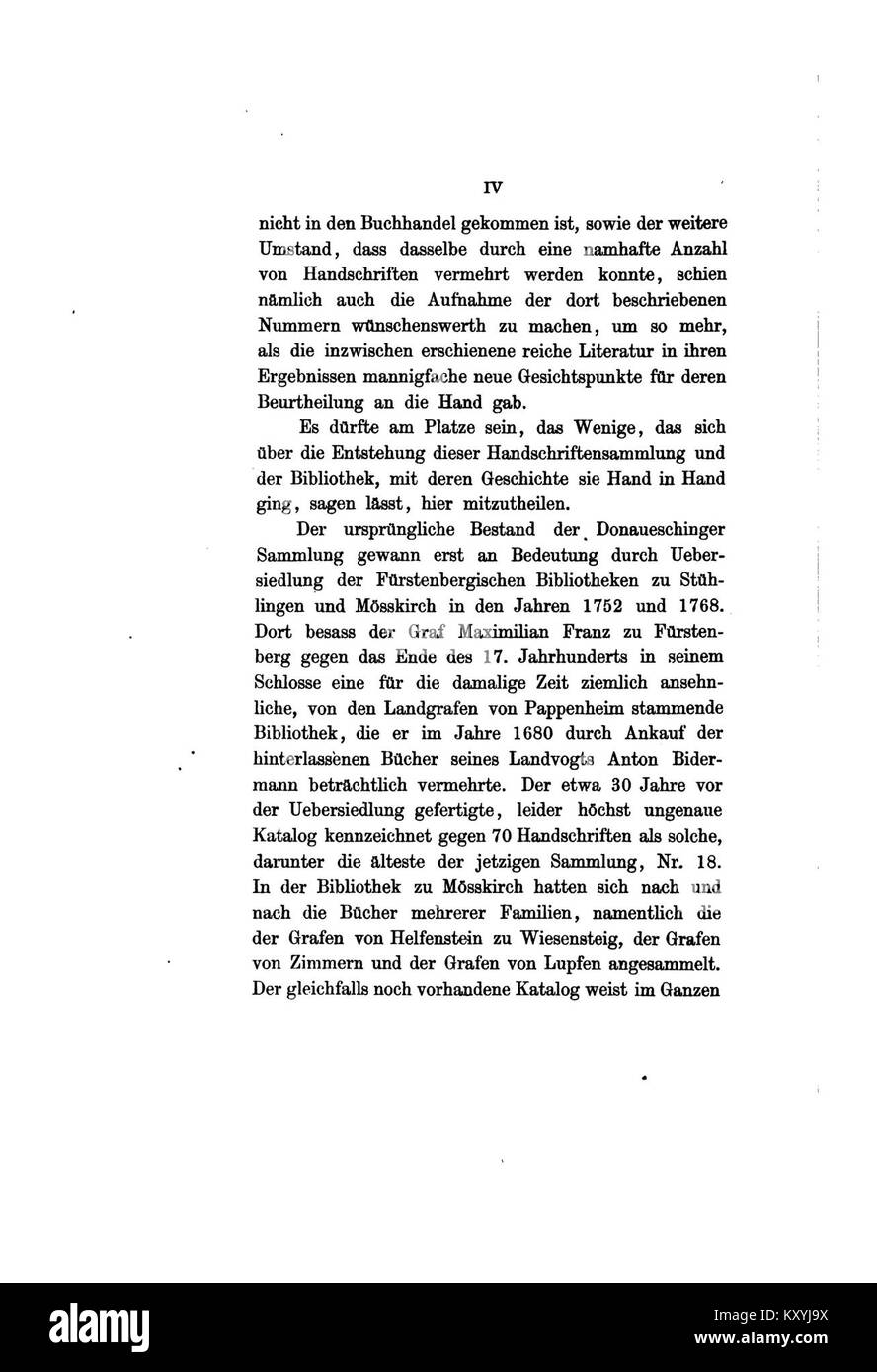 Der Codex 006 aus der Fürstenbergischen Hofbibliothek Donaueschingen präsentiert ein Textzeugnis zur Scholastik des 14. Jahrhunderts mit Pergamentblättern, gotischer Schrift und Kapitelüberschriften in roter Tinte. Stockfoto