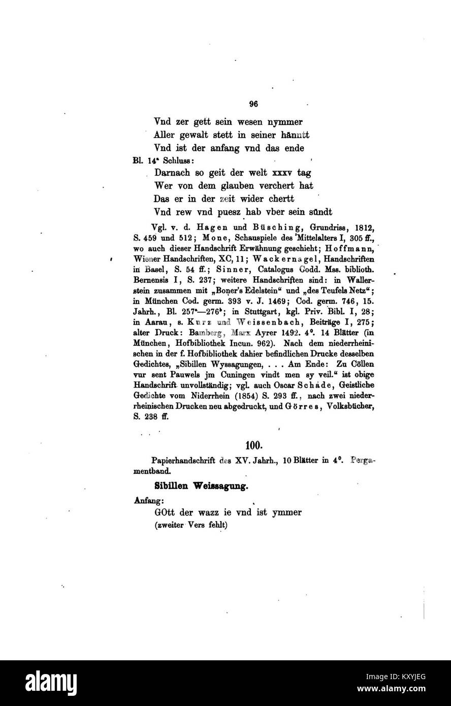 Eine Handschrift, die in der Fürstenberger Hofbibliothek erhalten ist und Teil einer historischen Sammlung bedeutender Dokumente ist, die das europäische literarische, kulturelle und wissenschaftliche Erbe repräsentieren. Stockfoto