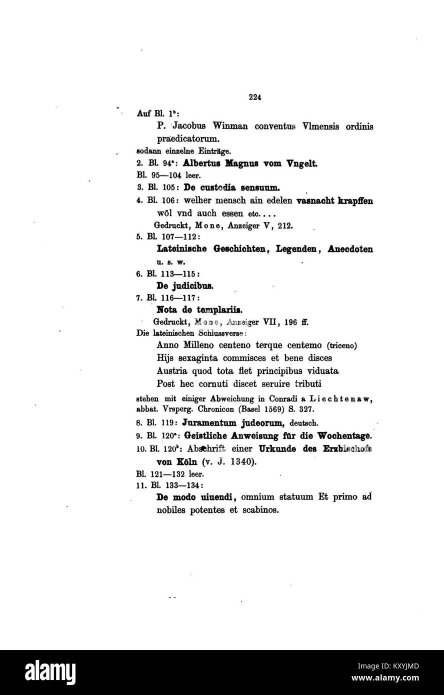 Die Handschrift 238 aus der Fürstenberger Hofbibliothek ist ein historischer Text mit mittelalterlicher und Renaissance-Literatur, die für die europäische Literaturgeschichte von Bedeutung ist. Stockfoto