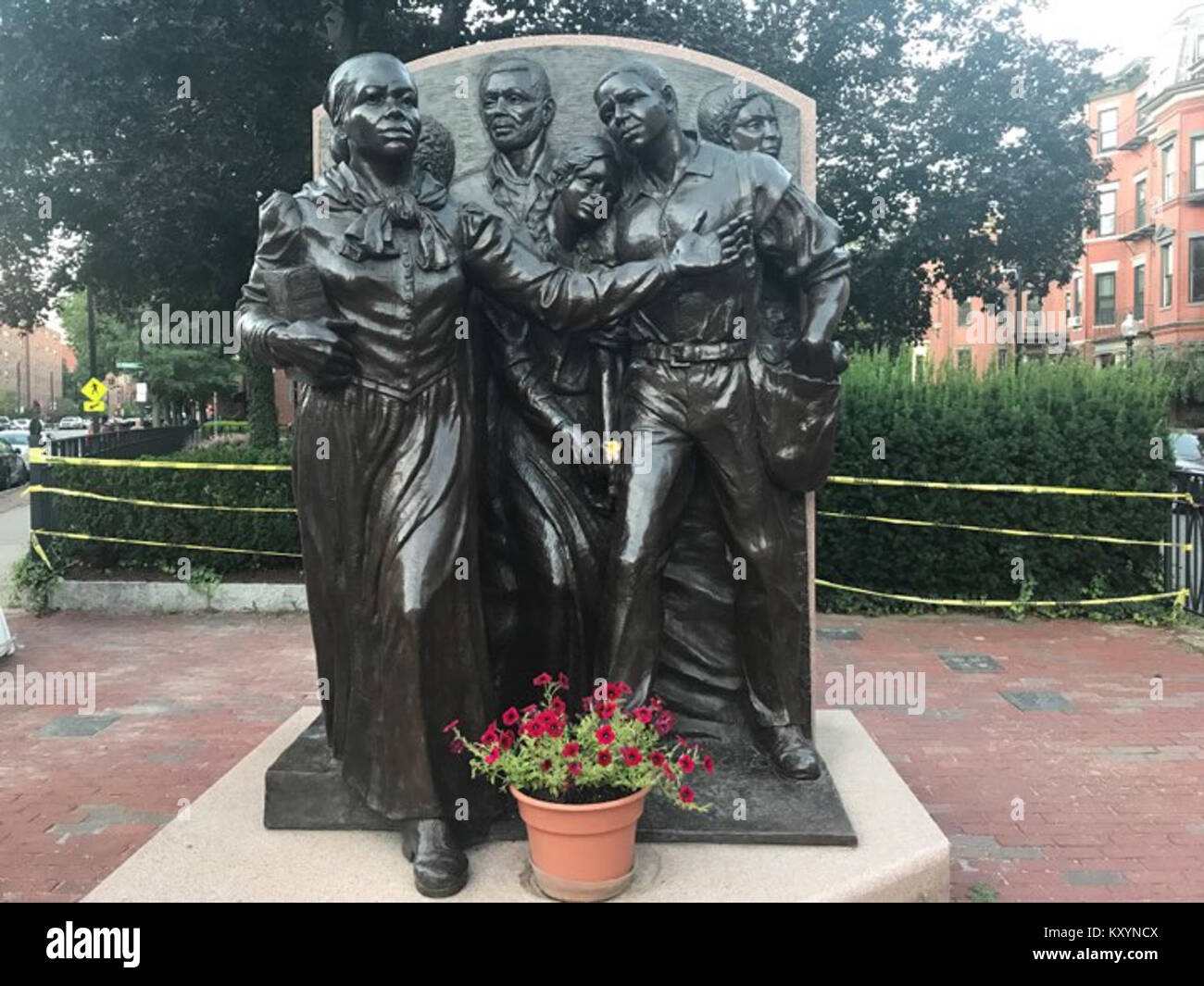 Harriet Tubman Memorial, Boston (vorne, Uncropped) Stockfoto