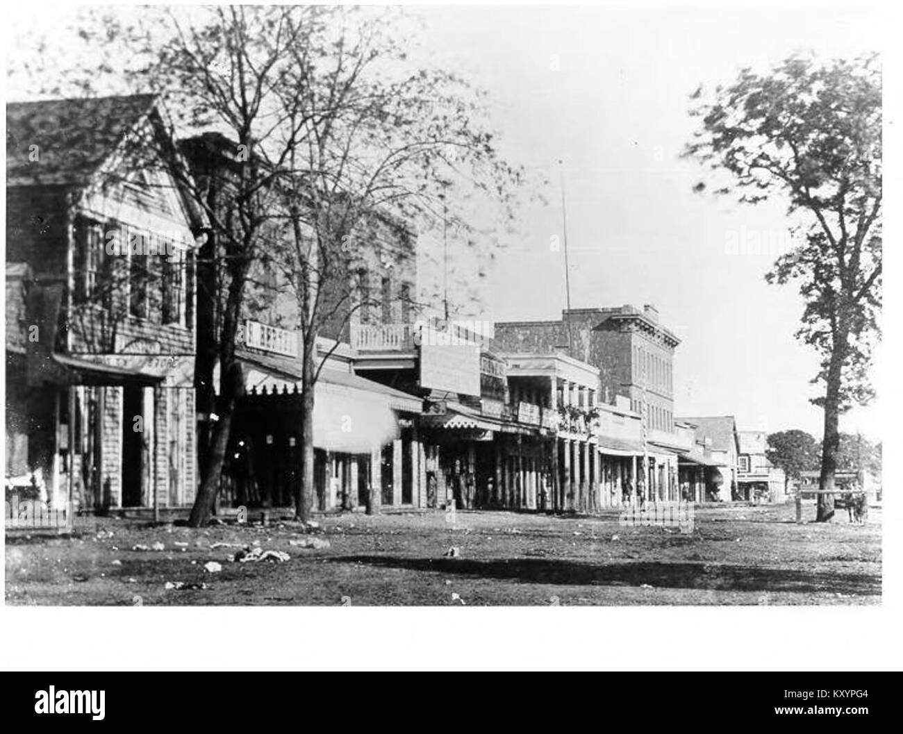 Healdsburg, California (ca. 1872) Stockfoto