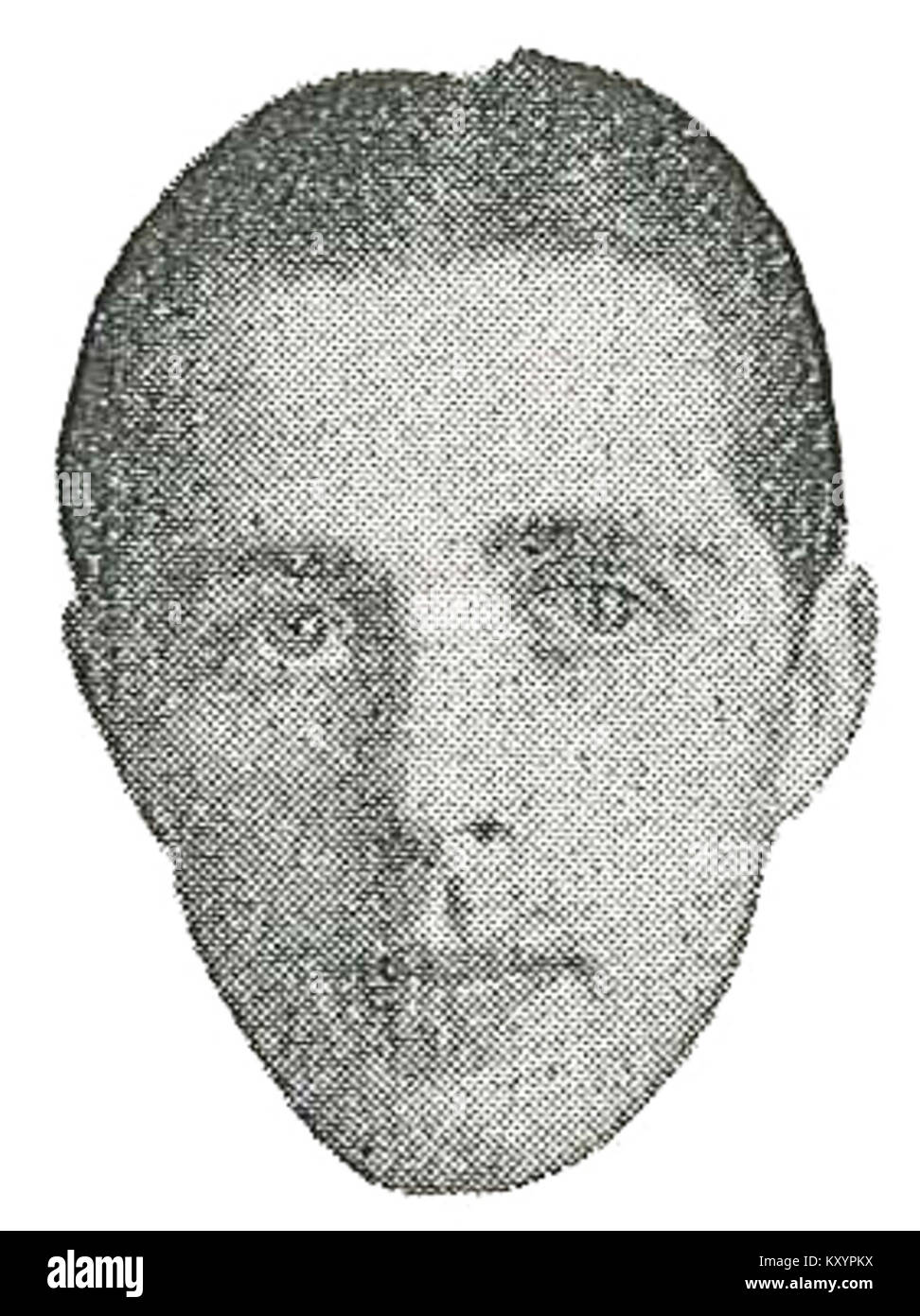 Eine Fotografie von Evert Hedén aus dem Jahr 1943, veröffentlicht im Amtsblatt, Schweden. Das Bild dokumentiert ein Individuum von schwedischer kultureller oder historischer Relevanz Mitte des 20. Jahrhunderts. Stockfoto