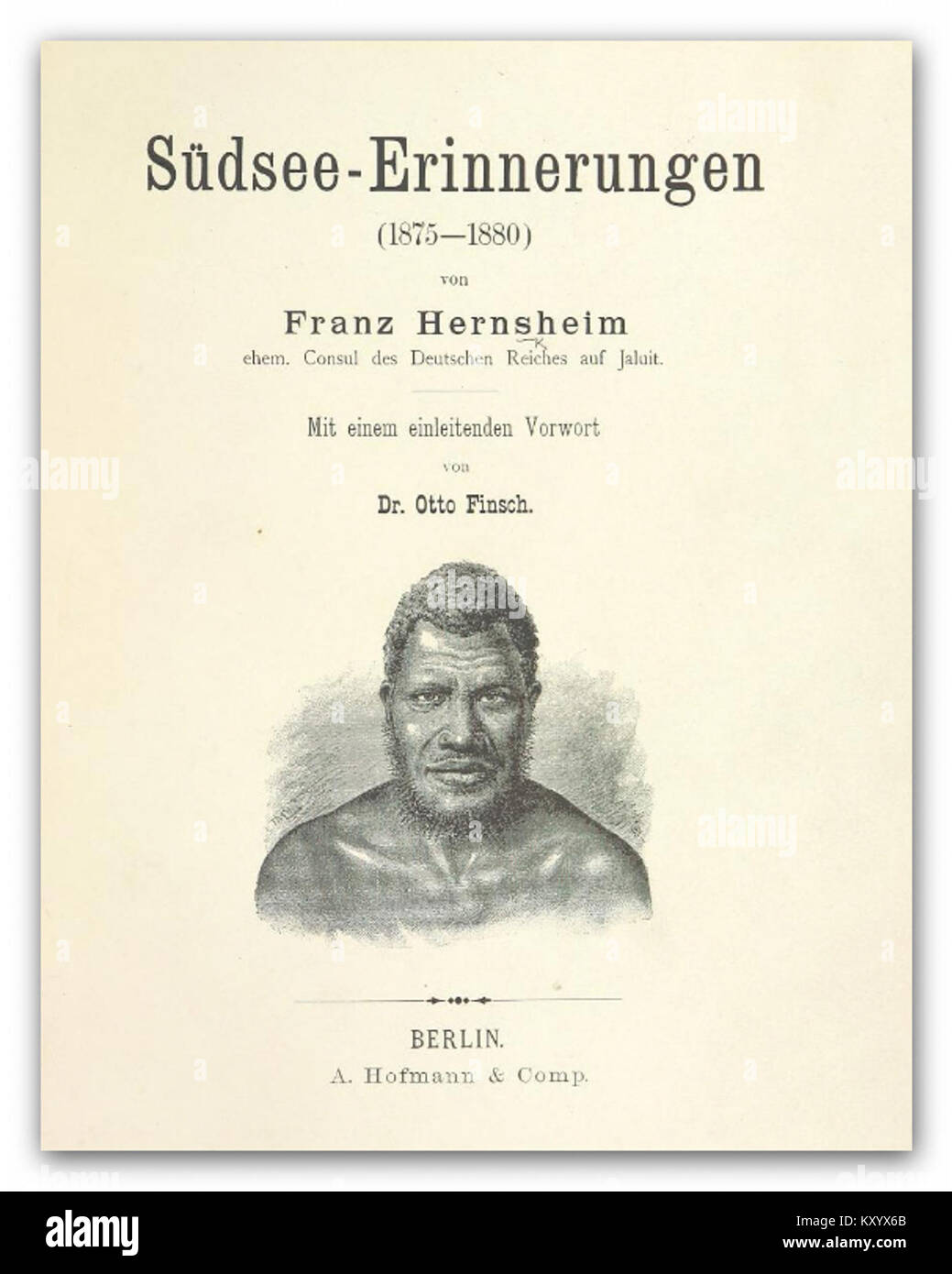 HERNSHEIM(1883) Badefan-Erinnerungen Stockfoto