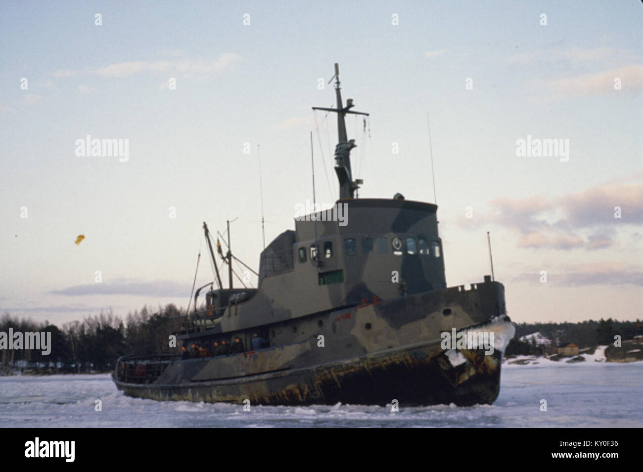 Die HMS Achilles (A251) war ein leichter Kreuzer der Royal Navy Leander-Klasse, der während des Zweiten Weltkriegs aktiv war. Stockfoto