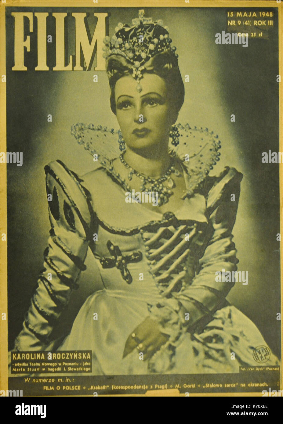 Ein Film von Karolina Sroczynska aus dem Jahr 1948, in dem das europäische Nachkriegsleben durch filmische Ausdrucksformen dargestellt wird und die sozialen und kulturellen Realitäten der späten 1940er Jahre beleuchtet werden Stockfoto