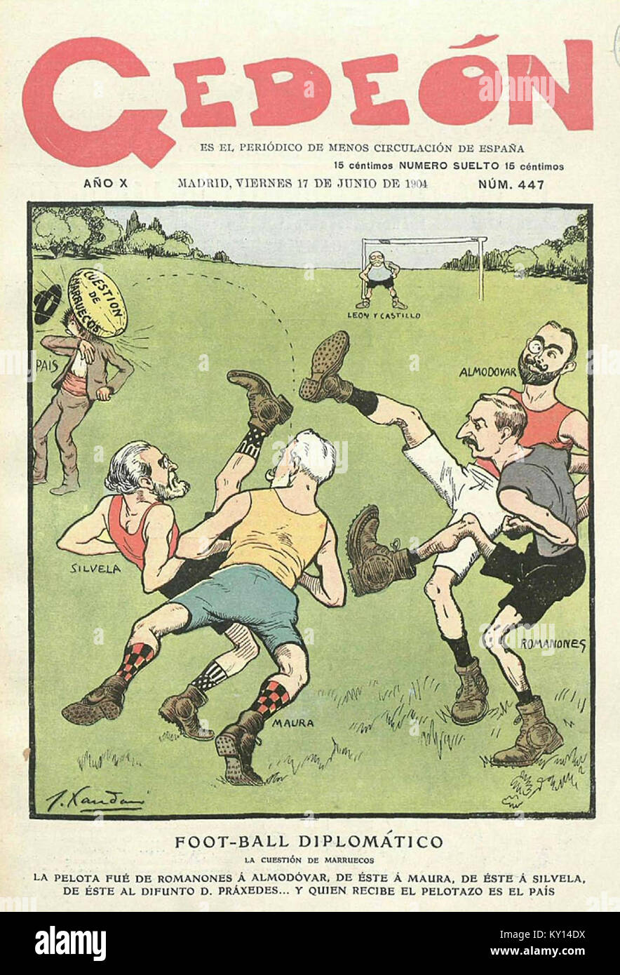 Das „Foot-Ball diplomático“ von Joaquín Xaudar ist ein historisches diplomatisches Geschenk, das Fußball als Symbol für internationale Beziehungen und kulturellen Austausch verwendet und die Verbindung zwischen Sport und Diplomatie veranschaulicht. Stockfoto