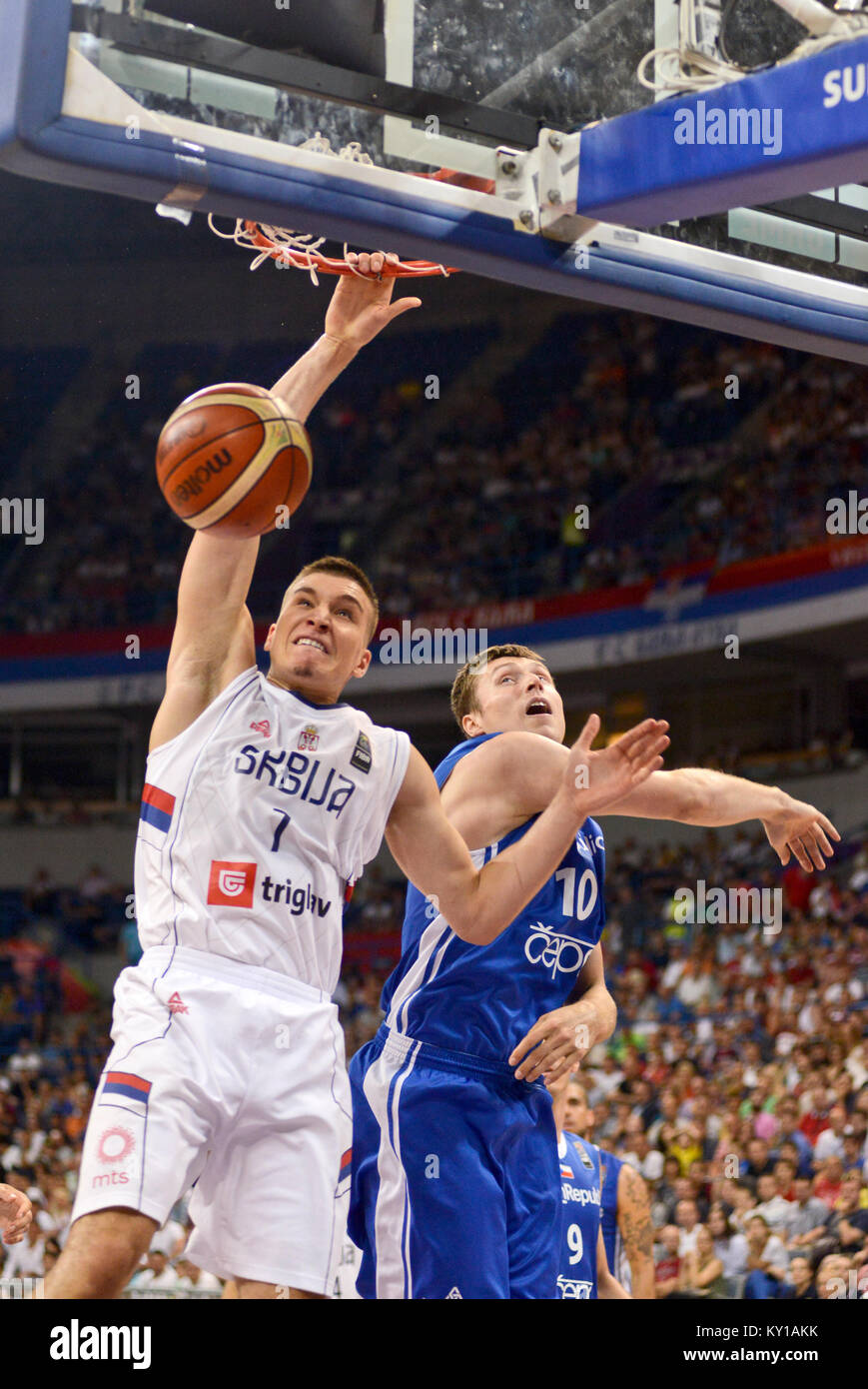 Bogdan Bogdanovic Serbien Basketball Nationalmannschaft Serbien Basketball Nationalmannschaft Fiba Oqt Tournament Belgrad 2016 Stockfotografie Alamy
