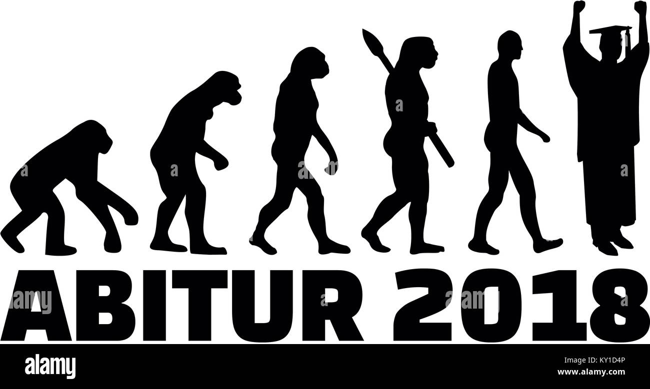 Entwicklung der Absolvent mit dem deutschen Wort für High School Zertifikat Stockfoto