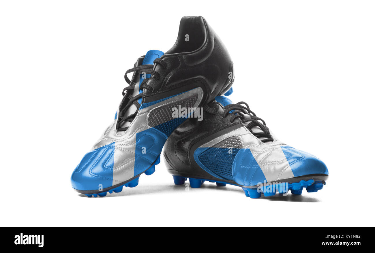 Die Flagge von Schottland Stockfoto