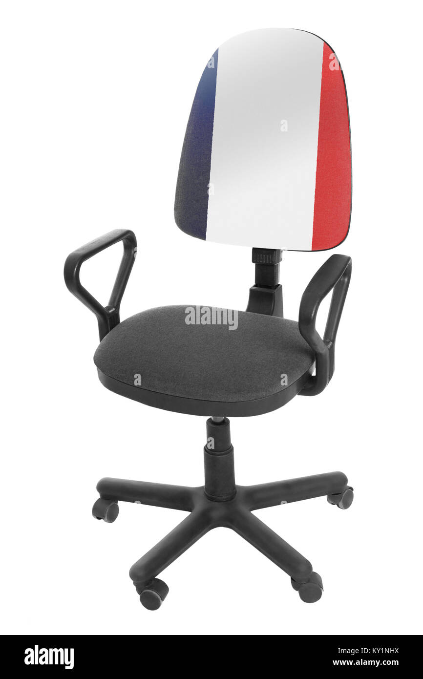 Die französische Flagge Stockfoto