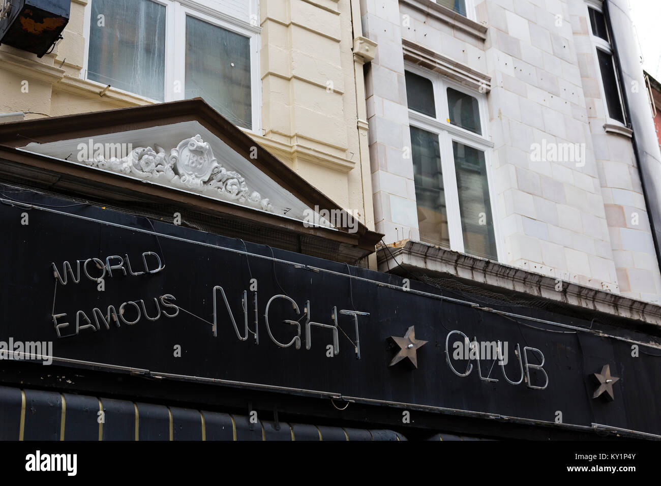 London, Großbritannien. Außenansicht der Windmühle Night Club. Stockfoto